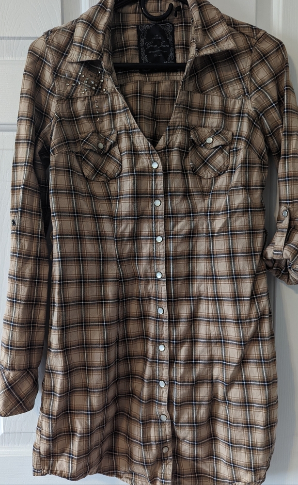 Plaid Guess Shirt / Dress